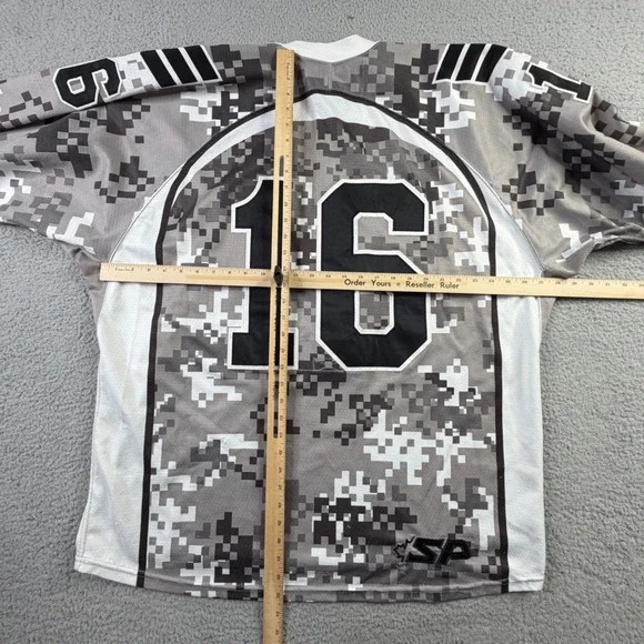 San Antonio Rampage AHL Defunct Military Night Fight Strap Camo Hockey Jersey XL